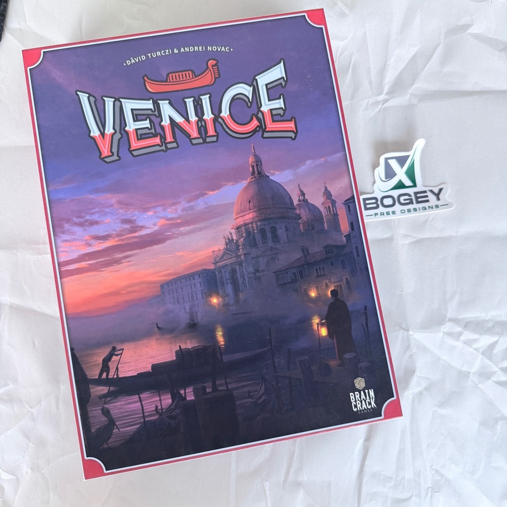Venice Board‎ Game by Brain Crack Games Strategy Euro Game 1-5 Players Complete